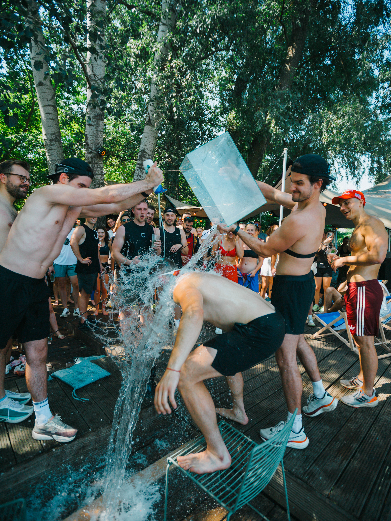 High-energy reaction to ice bath rental in Warsaw - MORSly portable cold plunge